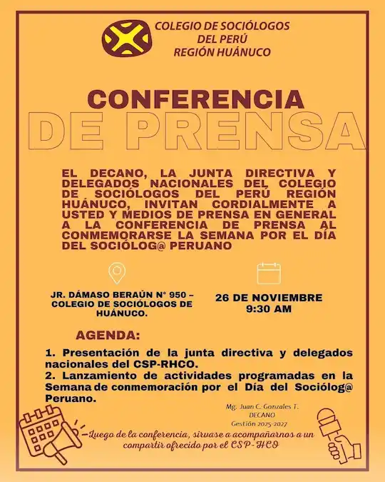 CONFERENCIA DE PRENSA