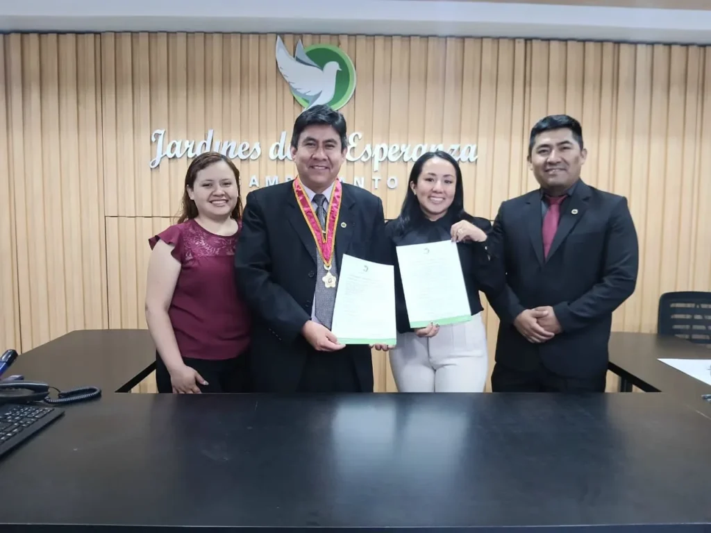 Convenio Marco de Colaboración Institucional, JARDINES DE LA ESPERANZA, y el COLEGIO DE SOCIÓLOGOS DEL PERÚ – REGIÓN HUÁNUCO.